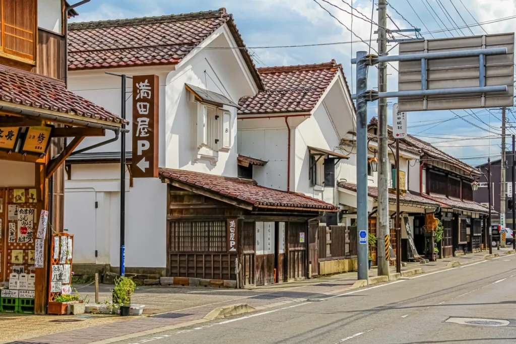 福島県にある「七日町通り」