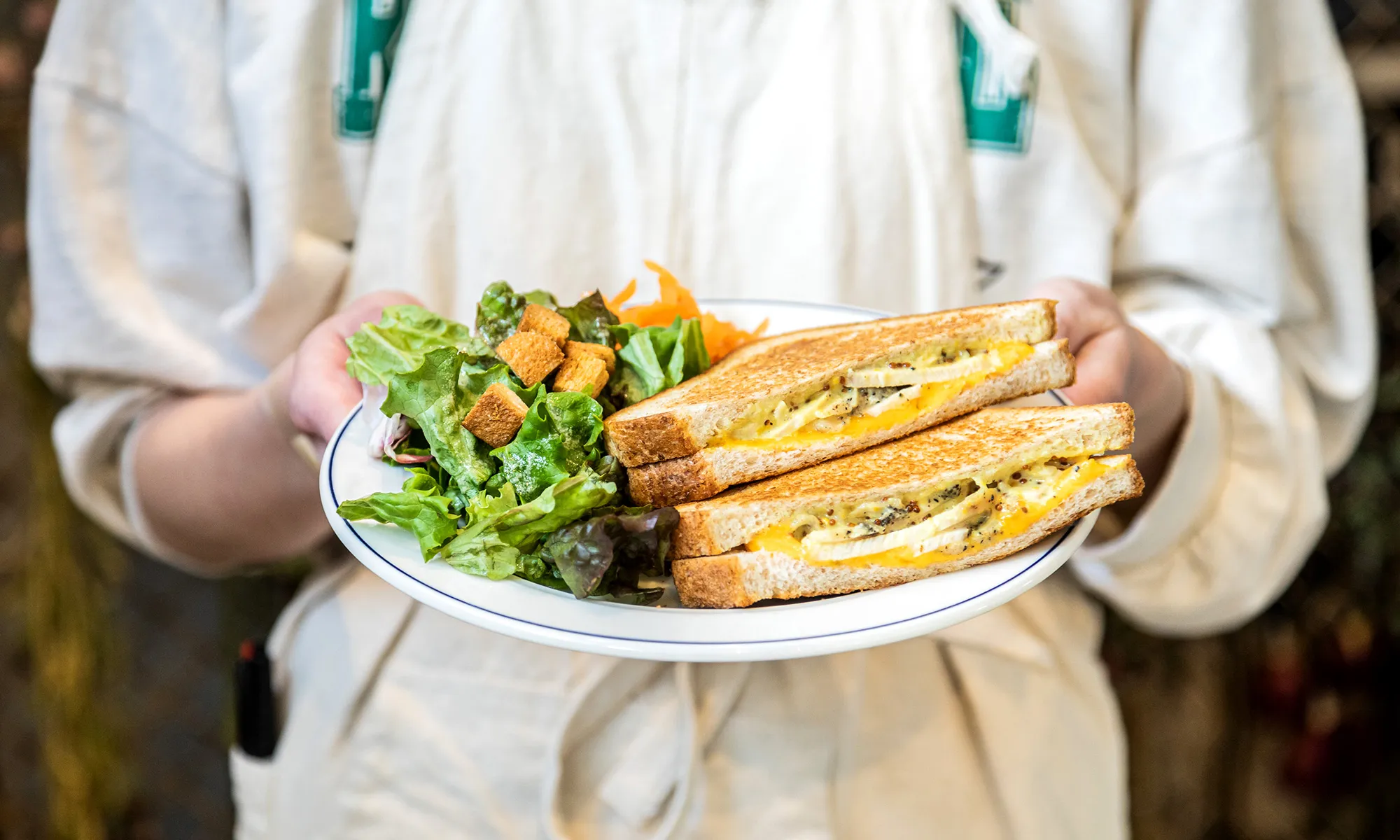 福島県群山市のカフェ　サンドイッチ
