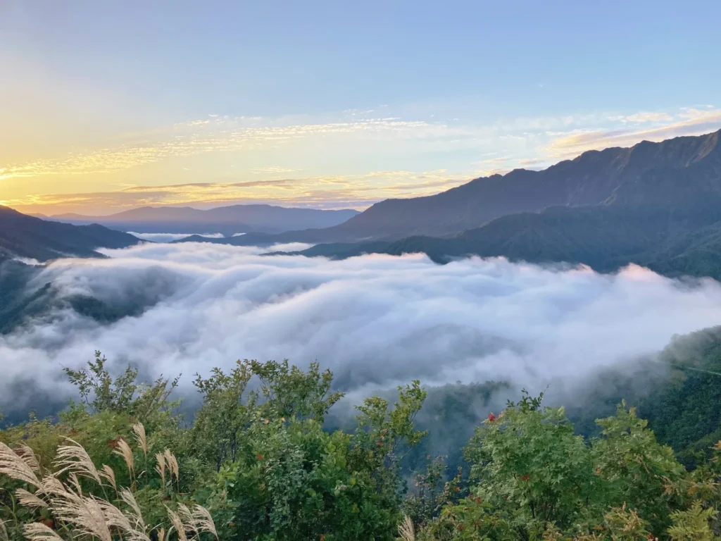 魚沼市にある枝折峠