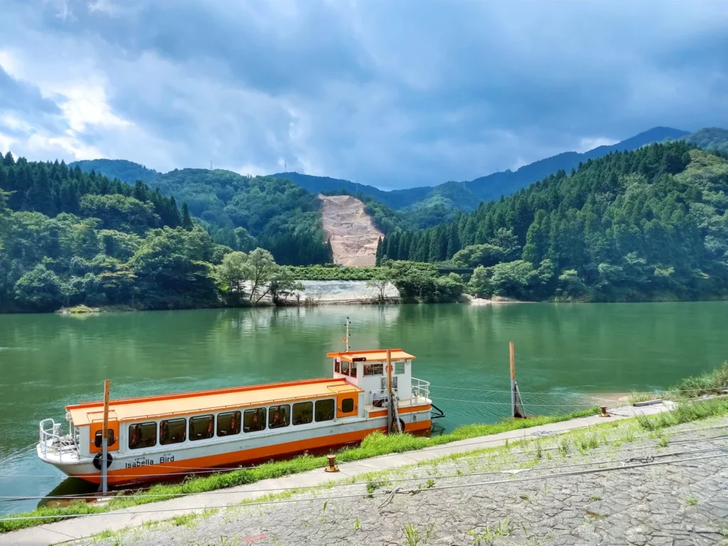 新潟県の阿賀野川ライン舟下り