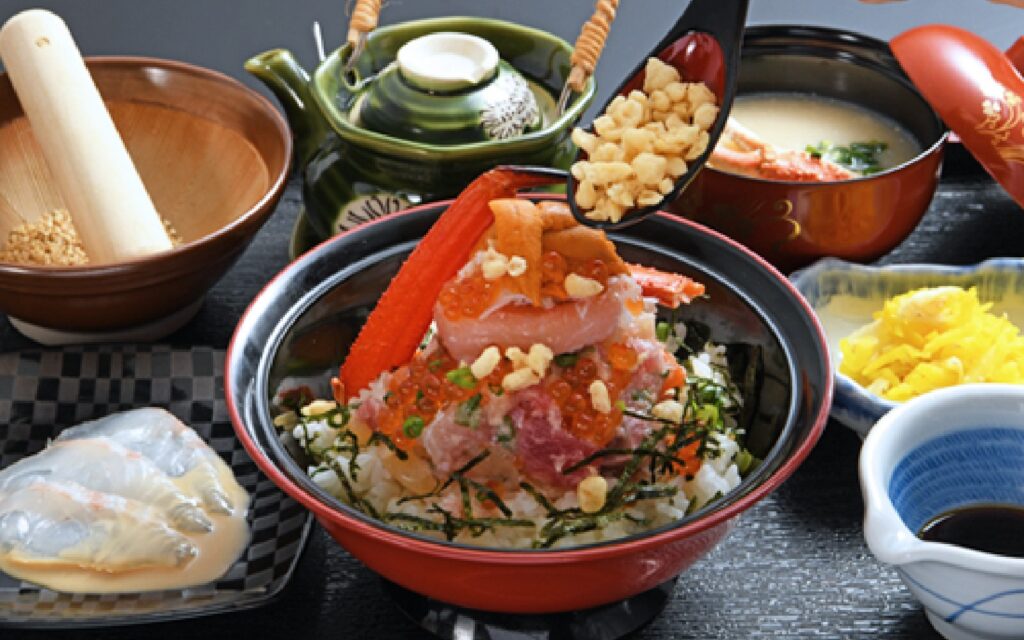 壱勢で提供される海鮮丼