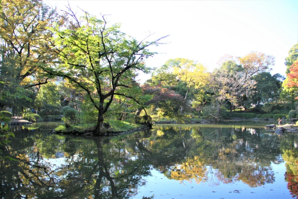 有栖川宮記念公園の池